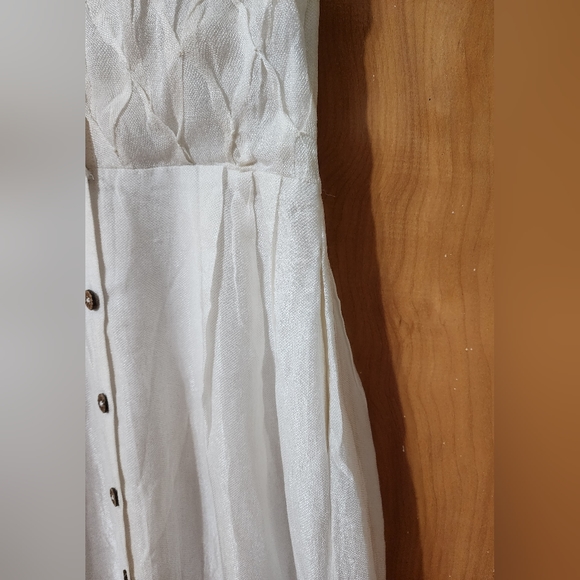 Beautiful long maxi white dress, custom made - Picture 4 of 7